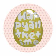 easter egg theme elements background eps10 N51