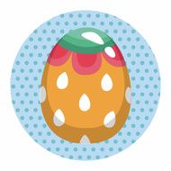 easter egg theme elements background eps10 N53