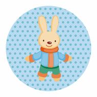 animal winter cartoon theme elements N12