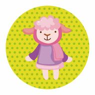 animal winter cartoon theme elements N13