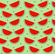 Background with watermelon slices