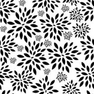Floral Seamless Pattern Background for Wedding and Birthday Vec N10