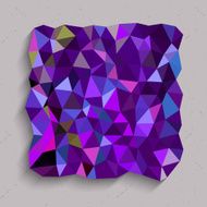 Purple square in triangles texture