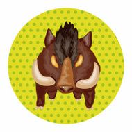 animal cartoon theme elements N126