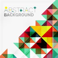 Abstract geometric background Modern overlapping triangles N467
