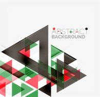 Abstract geometric background Modern overlapping triangles N474