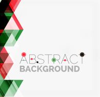 Abstract geometric background Modern overlapping triangles N476