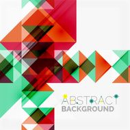 Abstract geometric background Modern overlapping triangles N482