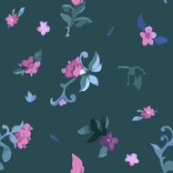 Floral Watercolor seamless pattern N3