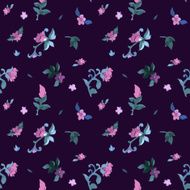 Floral Watercolor seamless pattern N6