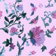 Floral Watercolor seamless pattern N8