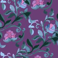 Floral Watercolor seamless pattern N9