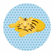 animal tiger cartoon theme elements N23