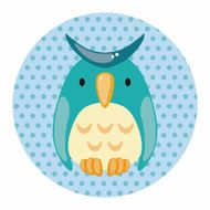 animal owl cartoon theme elements N3