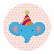 animal elephant cartoon theme elements N18