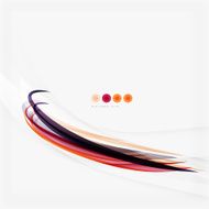 Purple and orange color lines on white N25