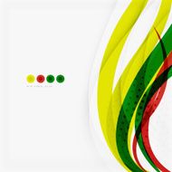 Rainbow color wave stripes N6