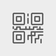 QR code thin line icon N4