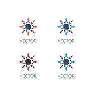 Vector geometric symbols N10