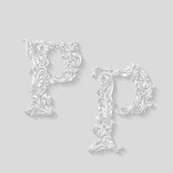 Decorated letter p N2