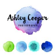 Watercolor splatters