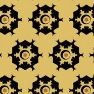Abstract geometric background composed of vintage colors bricks