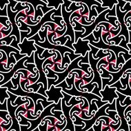 Abstract geometric background composed of vintage colors bricks N6