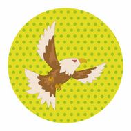 bird eagle cartoon theme elements vector eps N3