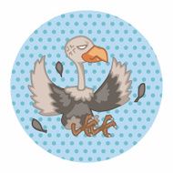 bird condor cartoon theme elements vector eps N3