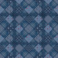 Seamless jeans denim patchwork pattern N2