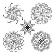 Set of Deco Small Snowflakes