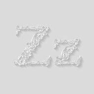 Decorated letter z