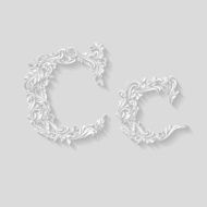 Decorated letter c N2