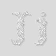 Decorated letter j N2