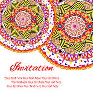 invitation mandala card N41