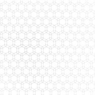 Honeycomb fractal gold hex pixel grid illustration