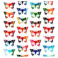 Colorful butterfly pattern design