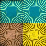 set of Old vintage paper template texture N27