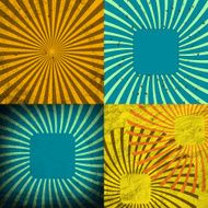 set of Old vintage paper template texture N69