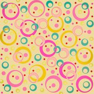Colored circles and rings abstract background N2