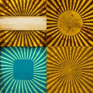 set of Old vintage paper template texture N118