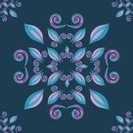 floral ornament painted hands N10