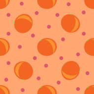 Orange seamless pattern N4