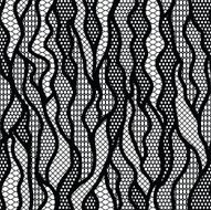 Black lace vector fabric seamless pattern N22