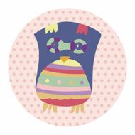 owl cartoon theme elements vector eps N36