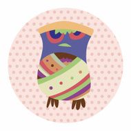 owl cartoon theme elements vector eps N45