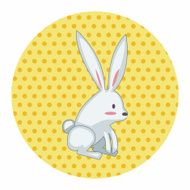 animal rabbit cartoon theme elements N33