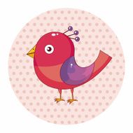 bird cartoon theme elements vector eps N91