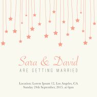 Vintage card for invitation or announcement N6
