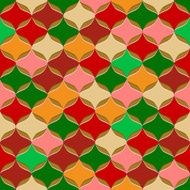 Seamless colorful abstract geometric pattern with chaotic colors